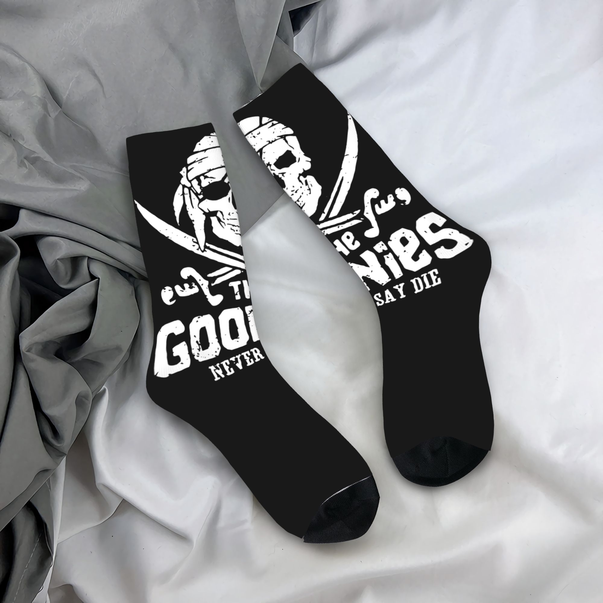 Dress Sock Men - Custom Novelty Men's The Goonies Skull
