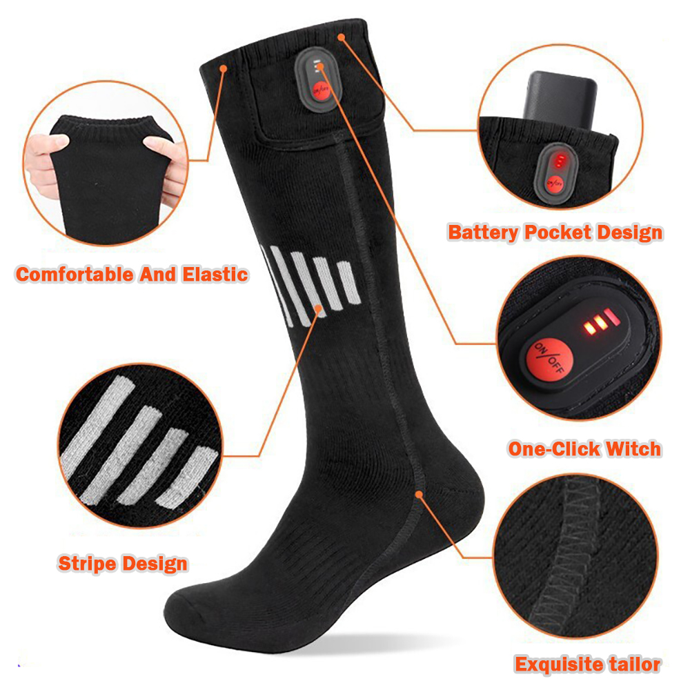 Winter Heated Socks With Batte - Sock Organizer Tray avaliação e preço