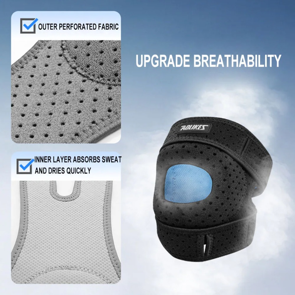 New 1PCS Patella Knee Brace Co - Compression Sleeve Calf avaliação e preço