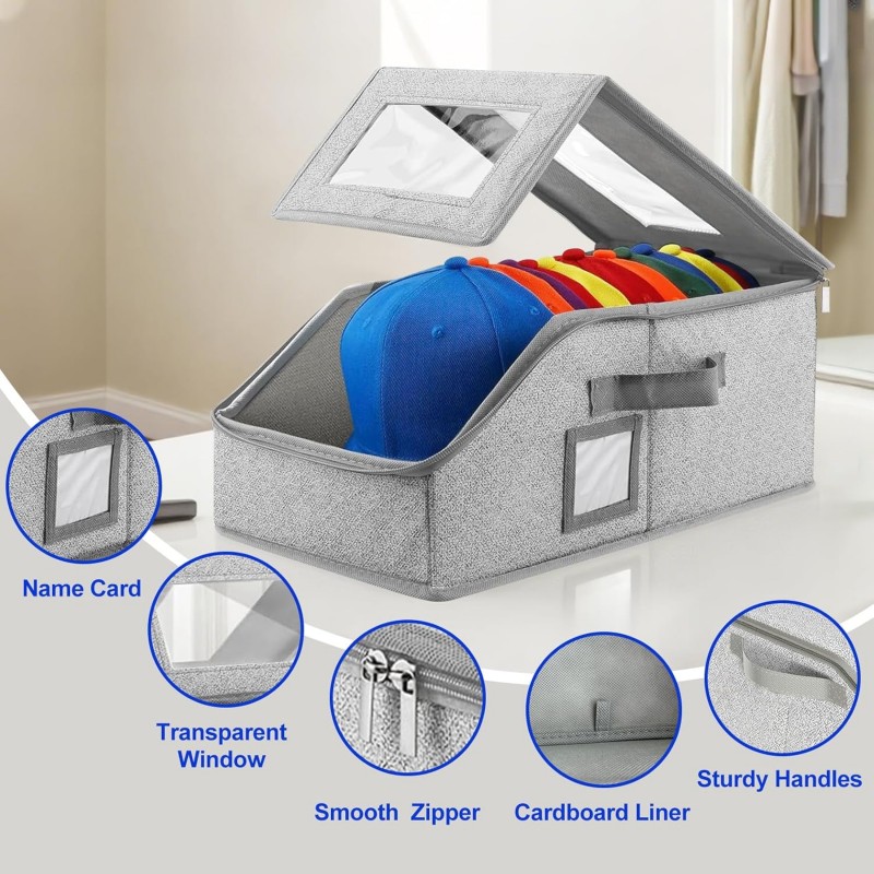 Foldable Zipper Baseball Cap S - Sock Organizer Tray avaliação e preço