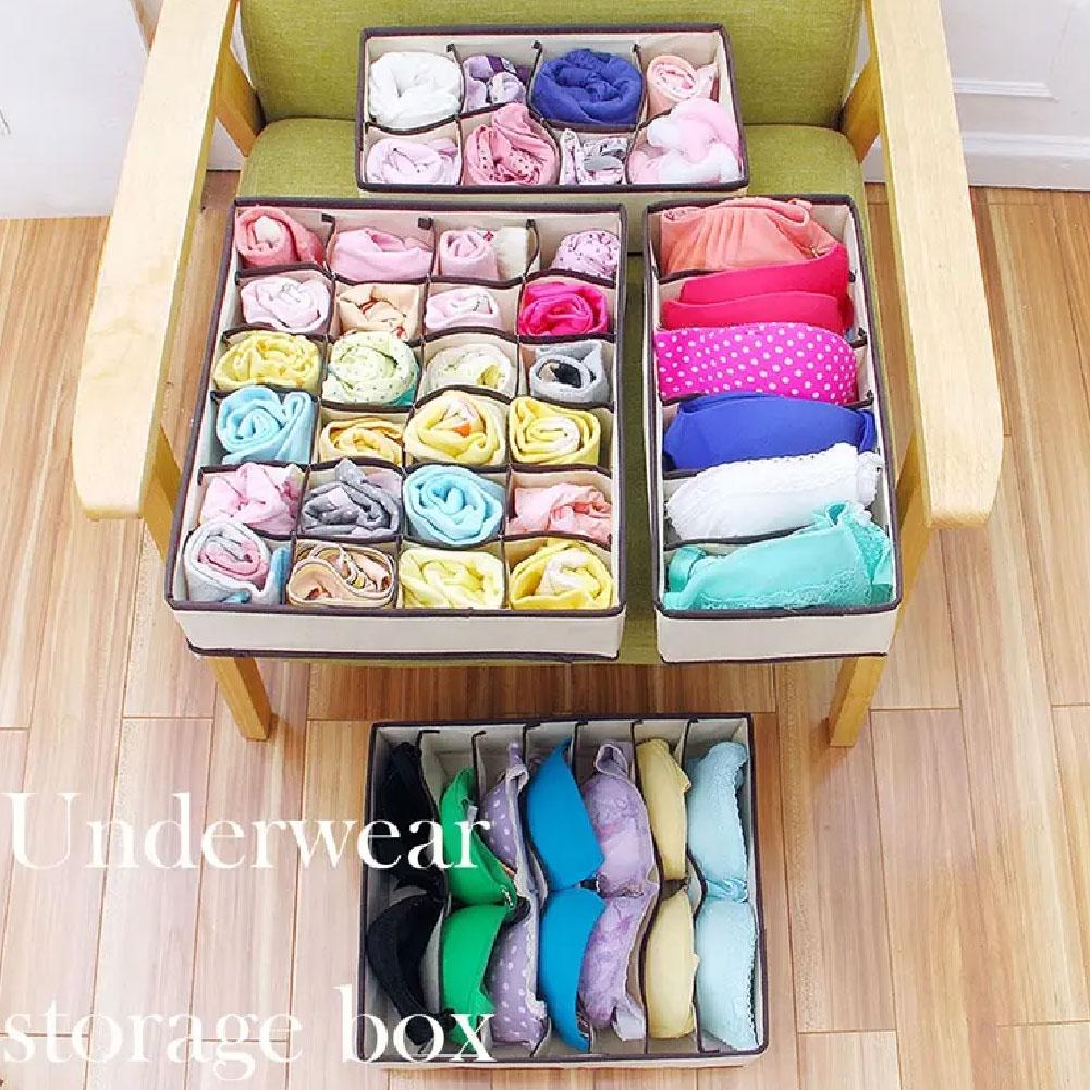 Foldable Closet Drawer Organiz - Sock Organizer Tray avaliação e preço
