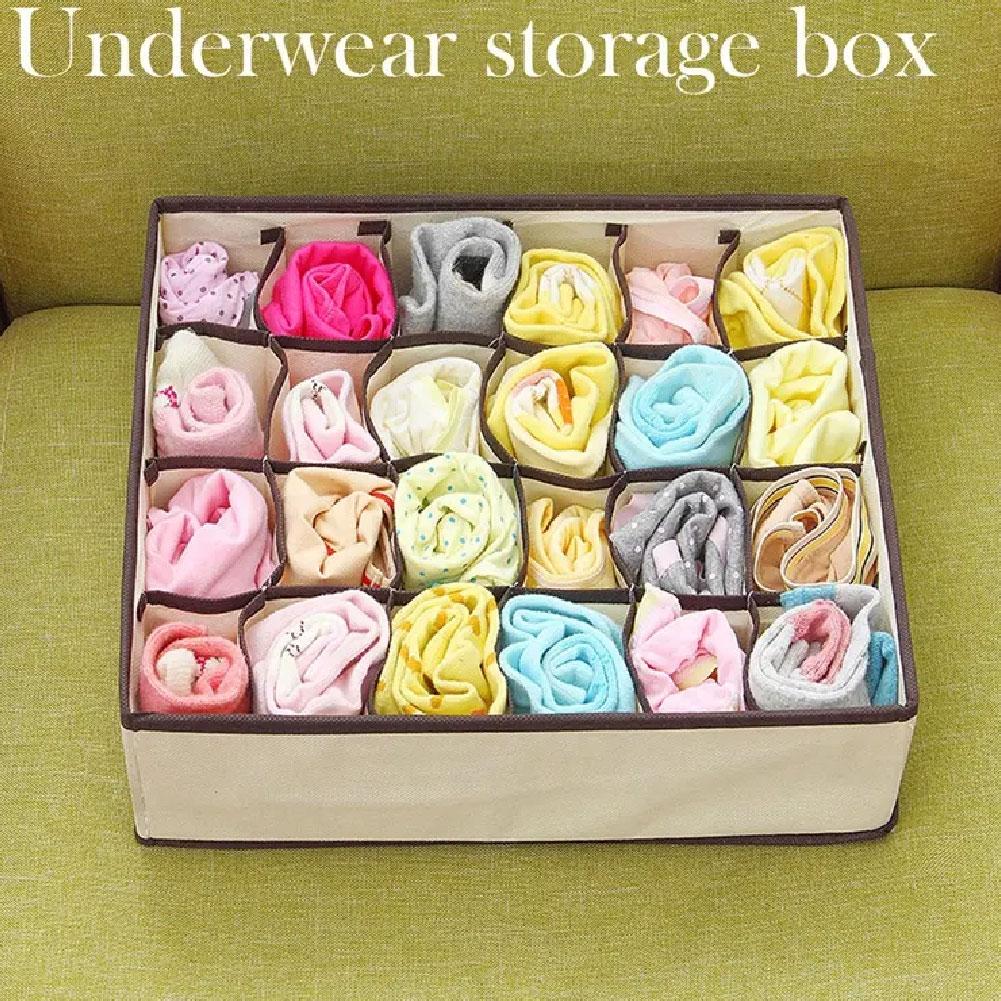 Foldable Closet Drawer Organiz - Sock Organizer Tray avaliação e preço