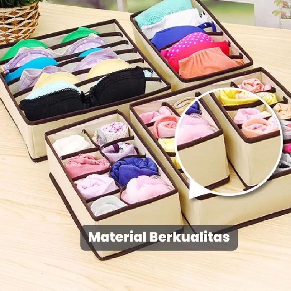 Foldable Closet Drawer Organiz - Sock Organizer Tray avaliação e preço