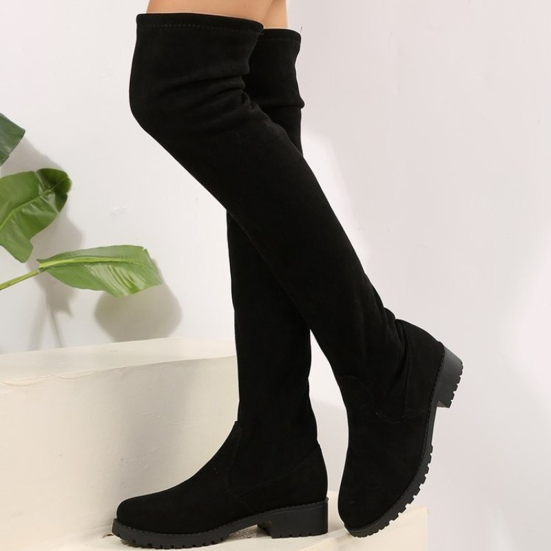 Women Over The Knee Boots Thig - Knee High Sock Women avaliação e preço