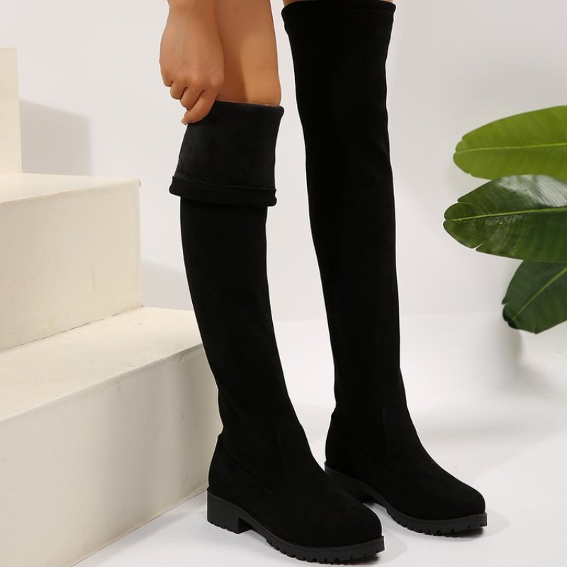 Women Over The Knee Boots Thig - Knee High Sock Women avaliação e preço