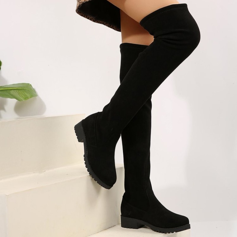 Women Over The Knee Boots Thig - Knee High Sock Women avaliação e preço