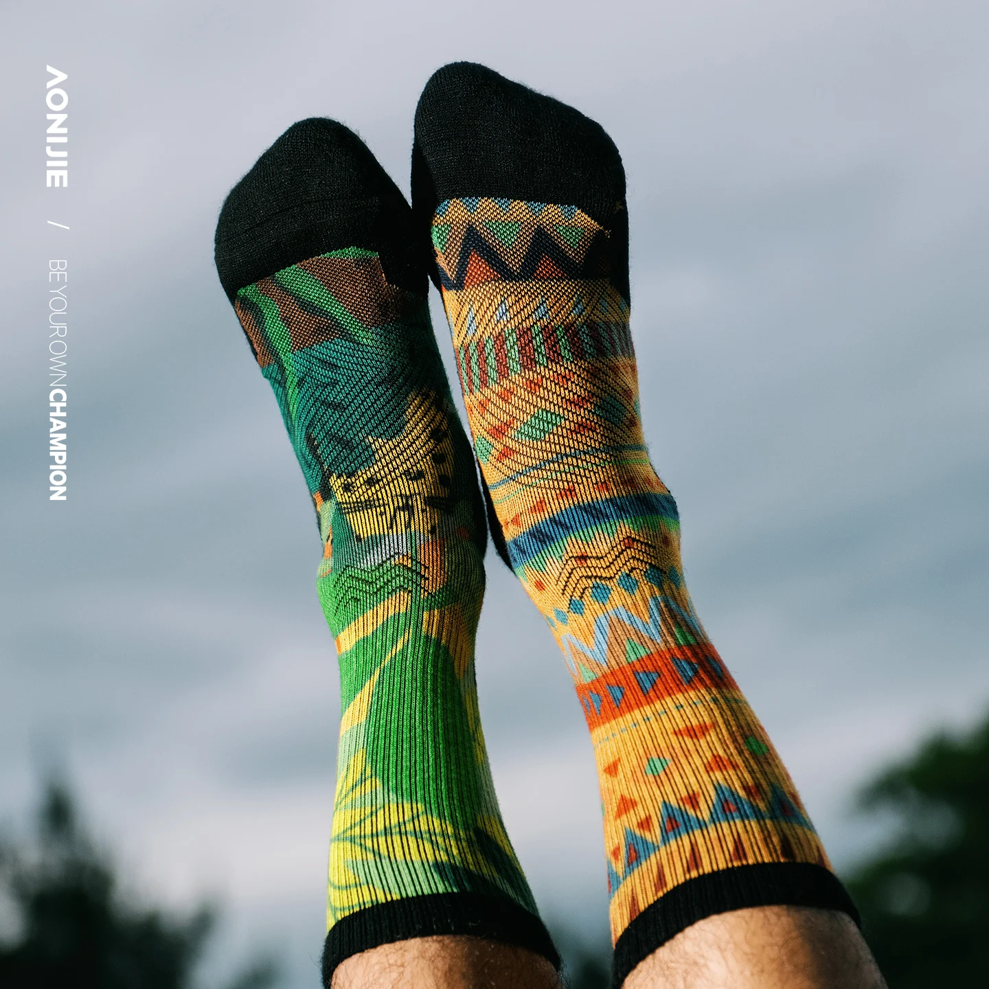 AONIJIE Outdoor Wool Crew Sock - Wool Hiking Sock avaliação e preço