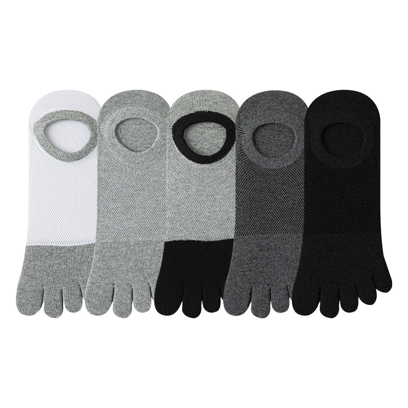 5 Pairs Men's No Show Toe Sock - Toe Sock Split avaliação e preço