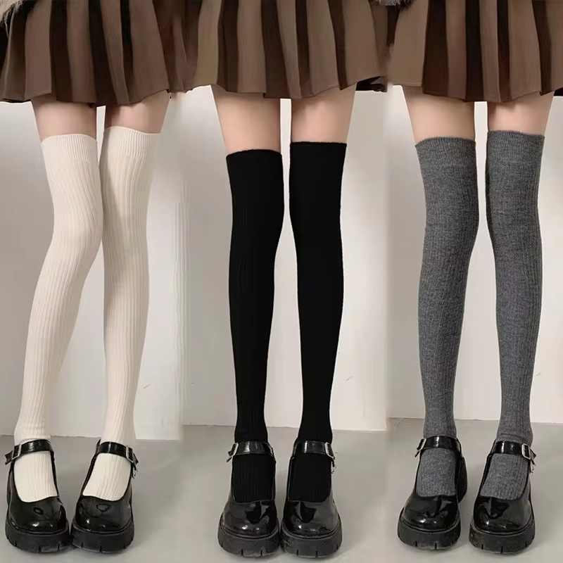 Autumn Winter Women's Stocking - Knee High Sock Women avaliação e preço