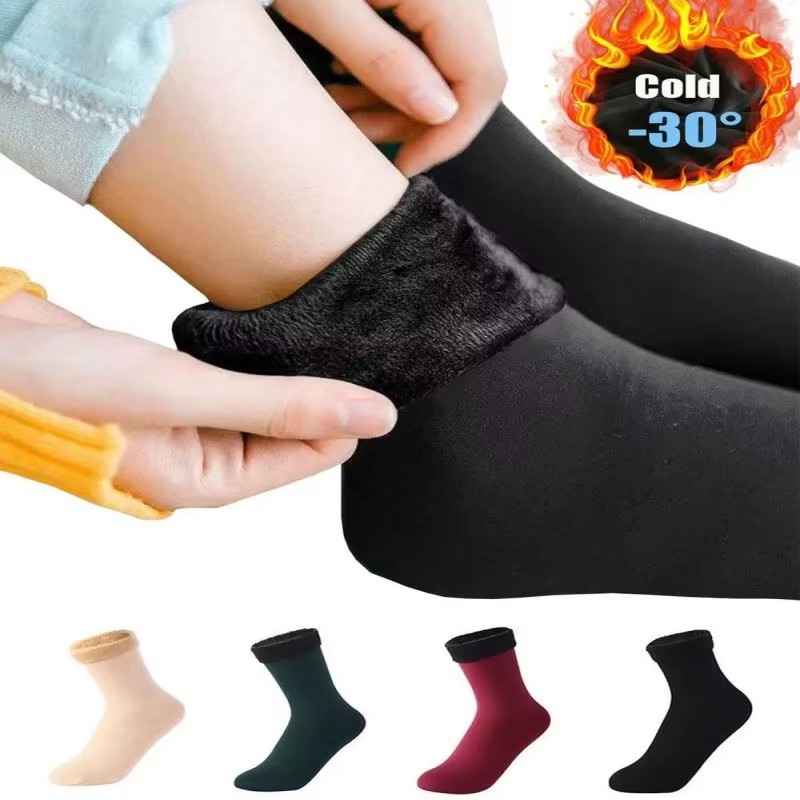 1/2/3 Pairs Men Women Winter T - Thermal Sock Winter avaliação e preço