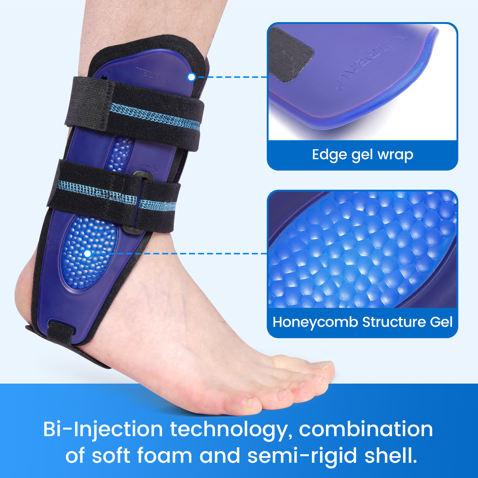 VELPEAU Ankle Brace Support fo - Ankle Brace Sock avaliação e preço