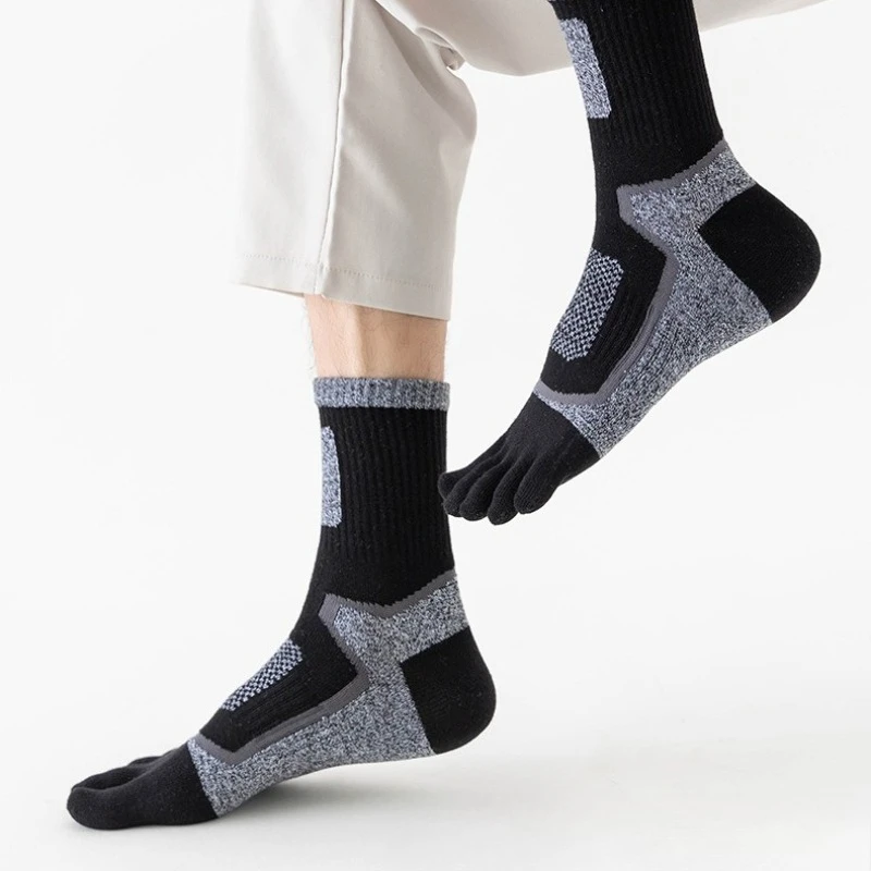 3 Pairs Men Sports Five Finger - Toe Sock Split avaliação e preço