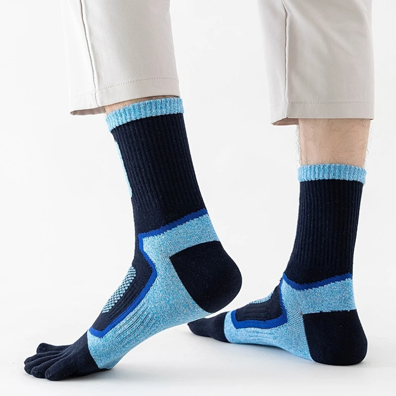 3 Pairs Men Sports Five Finger - Toe Sock Split avaliação e preço