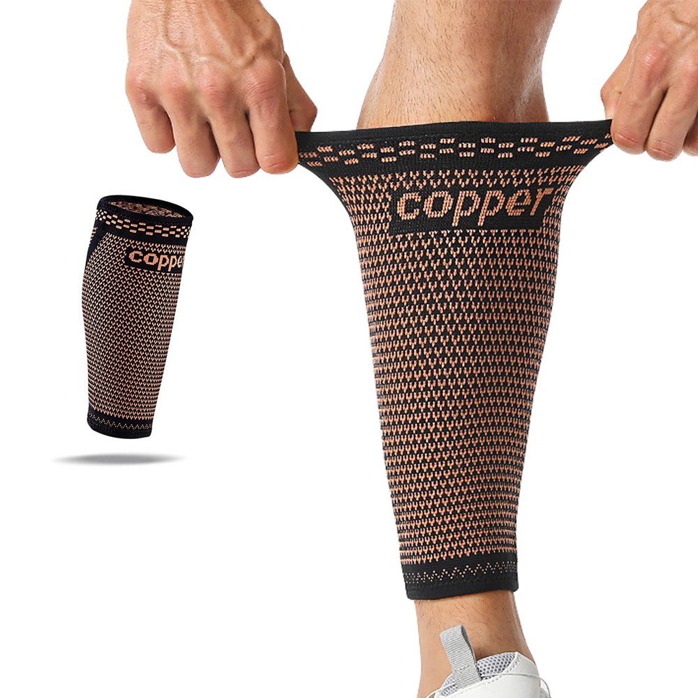 1pc Copper Calf Compression Sl - Compression Sleeve Calf avaliação e preço