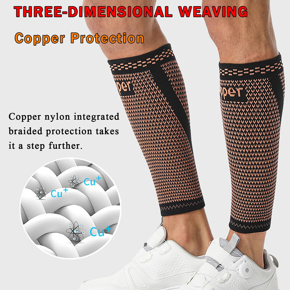 1pc Copper Calf Compression Sl - Compression Sleeve Calf avaliação e preço