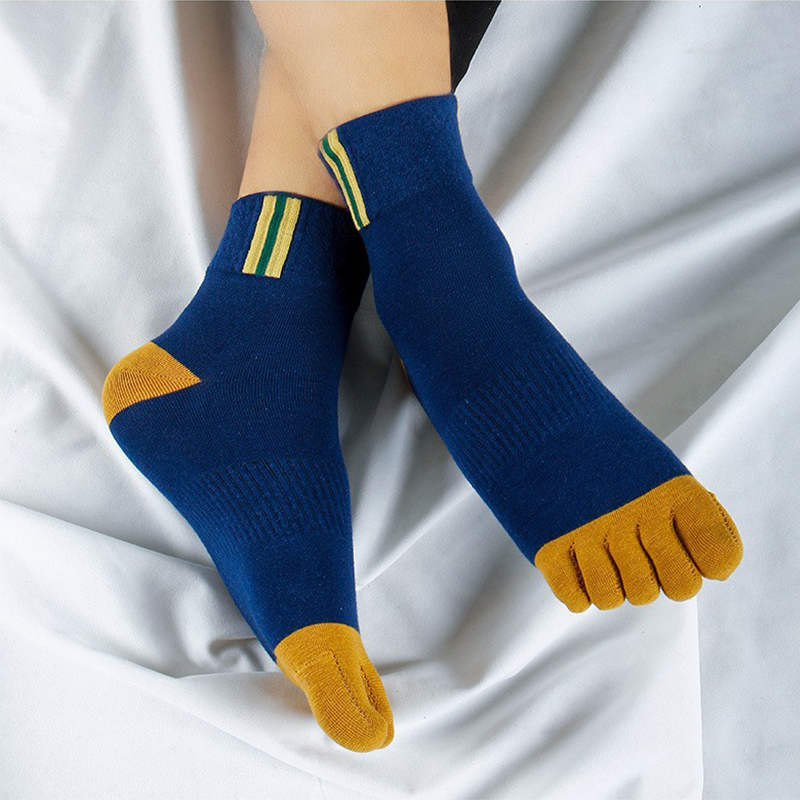 5 Pair Men's Casual Five-Toe C - Toe Sock Split avaliação e preço