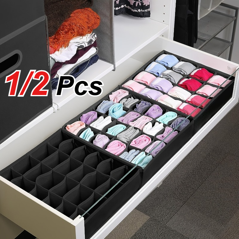 1/2 PCS Sock Underwear Separat - Sock Organizer Tray avaliação e preço