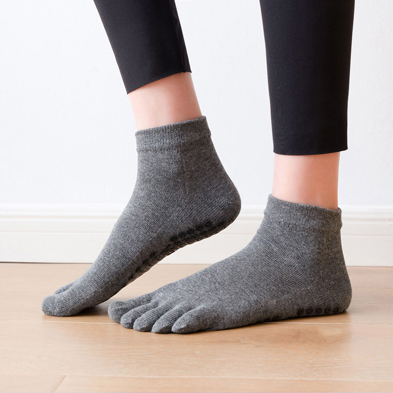 Anti-Slip Women Pilates Socks  - Grip Sock Yoga avaliação e preço