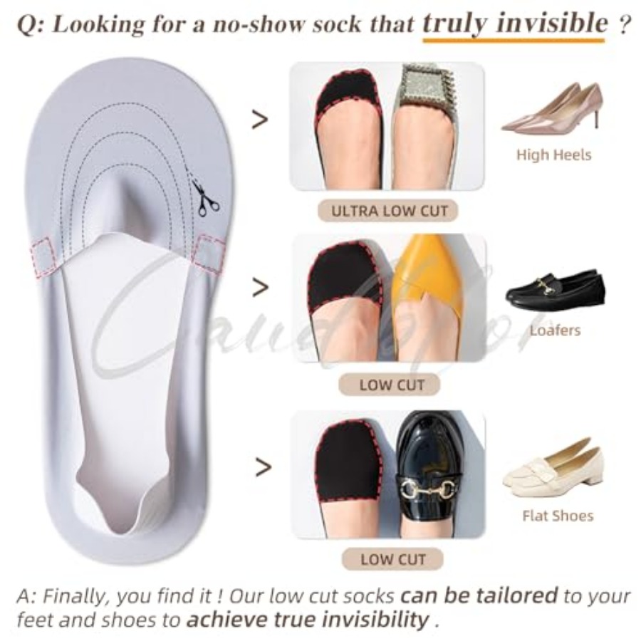 Caudblor Thin No Show Socks Wo - Invisibility Sock Loafer avaliação e preço