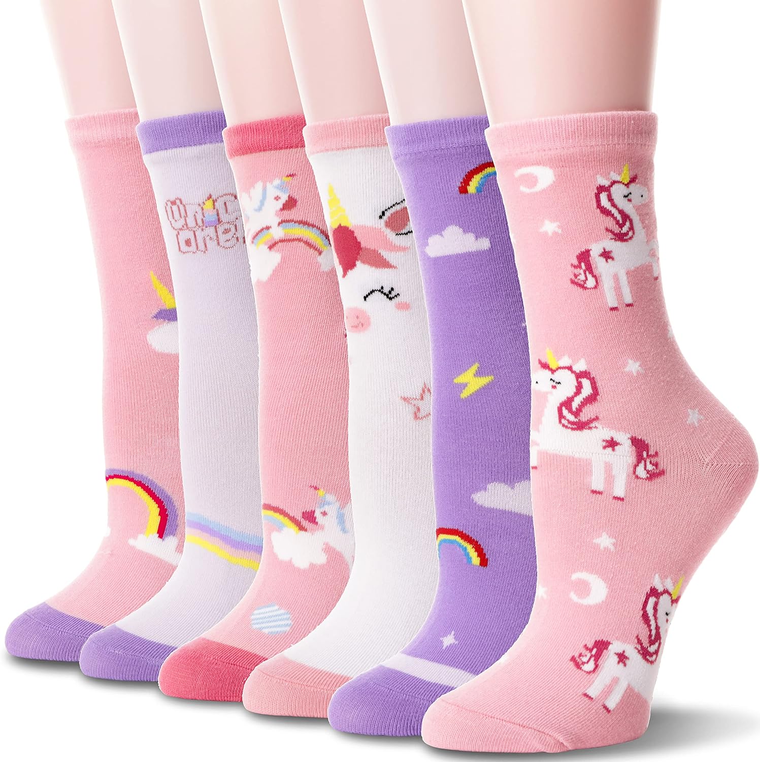 Unicorn Socks Gifts for Girls  - Silk Sock Bamboo avaliação e preço