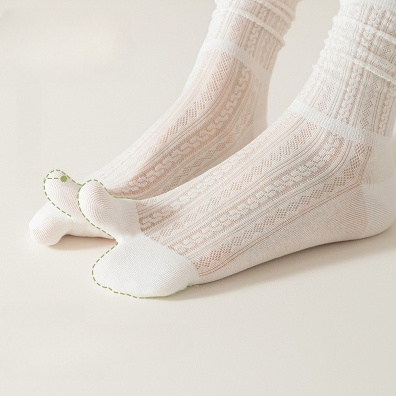 5 Pairs Split-toe Socks Women  - Toe Sock Split avaliação e preço