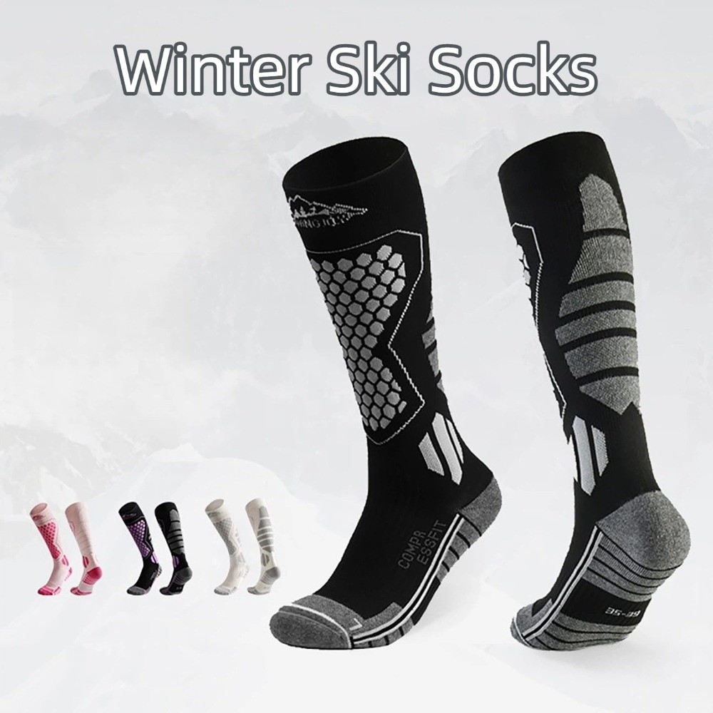 New Thickened Ski Socks Anti-s - Thermal Sock Winter avaliação e preço