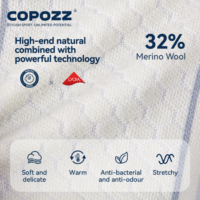 COPOZZ New Winter Ski Socks Me - Thermal Sock Winter avaliação e preço
