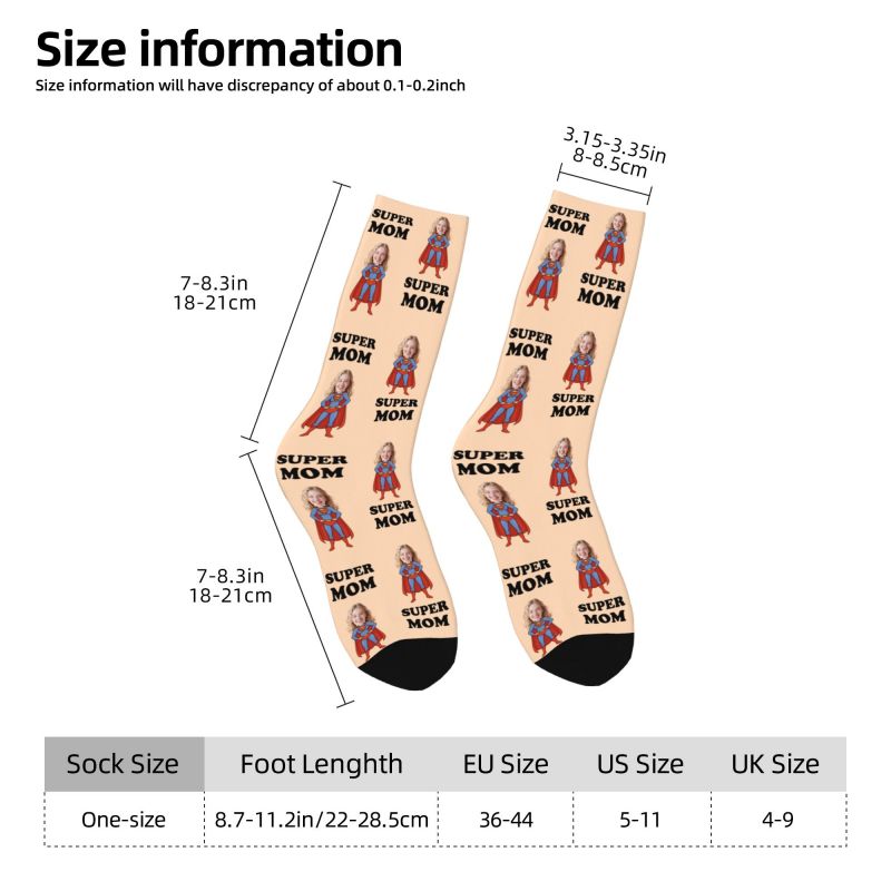 Super Mom Custom Mens Crew Soc - Dress Sock Men avaliação e preço