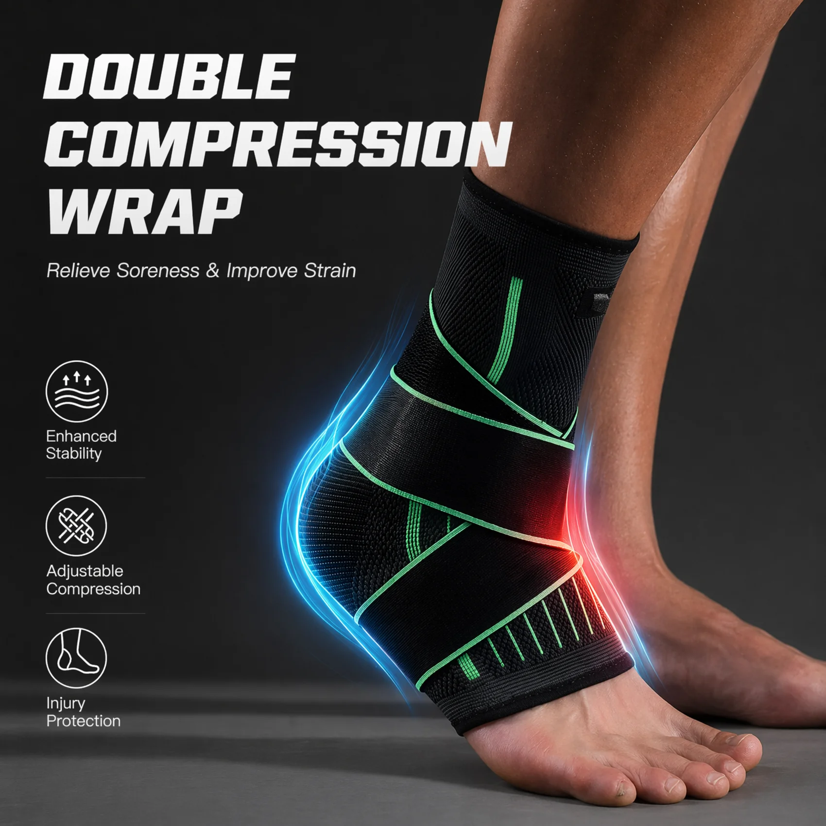 Breathable Compression Ankle B - Ankle Brace Sock avaliação e preço