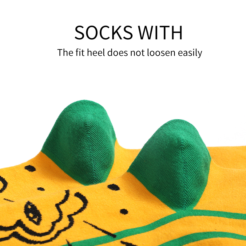 5Pairs Mens Fun Dress Socks, P - Cotton Crew Sock Pack avaliação e preço