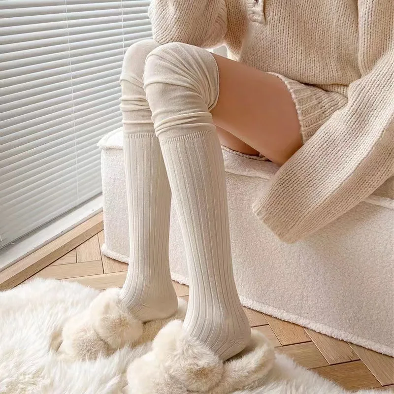 1-10Pairs Women’s Over-the-Kne - Boot Sock Slouchy avaliação e preço