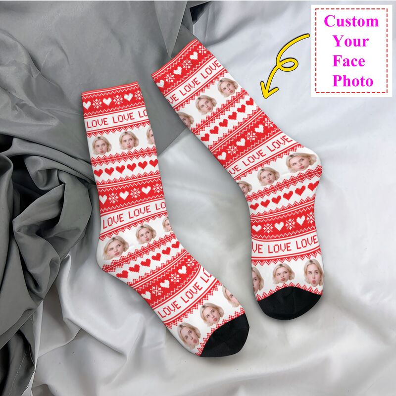 Christmas Personalized Custom  - Dress Sock Men avaliação e preço