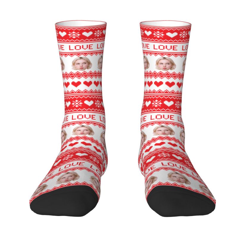 Christmas Personalized Custom  - Dress Sock Men avaliação e preço