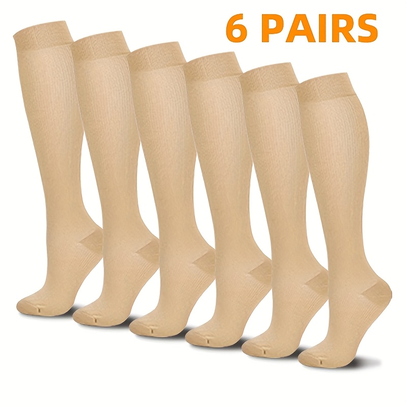 6 Pairs Mid-Calf Compression S - Wool Hiking Sock avaliação e preço