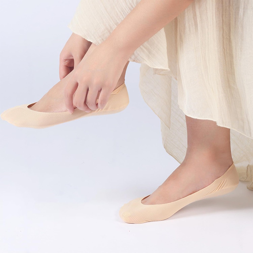 6 Pairs No Show Socks Women An - Invisibility Sock Loafer avaliação e preço