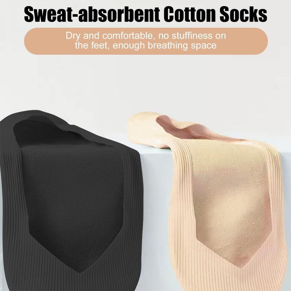 6 Pairs No Show Socks Women An - Invisibility Sock Loafer avaliação e preço