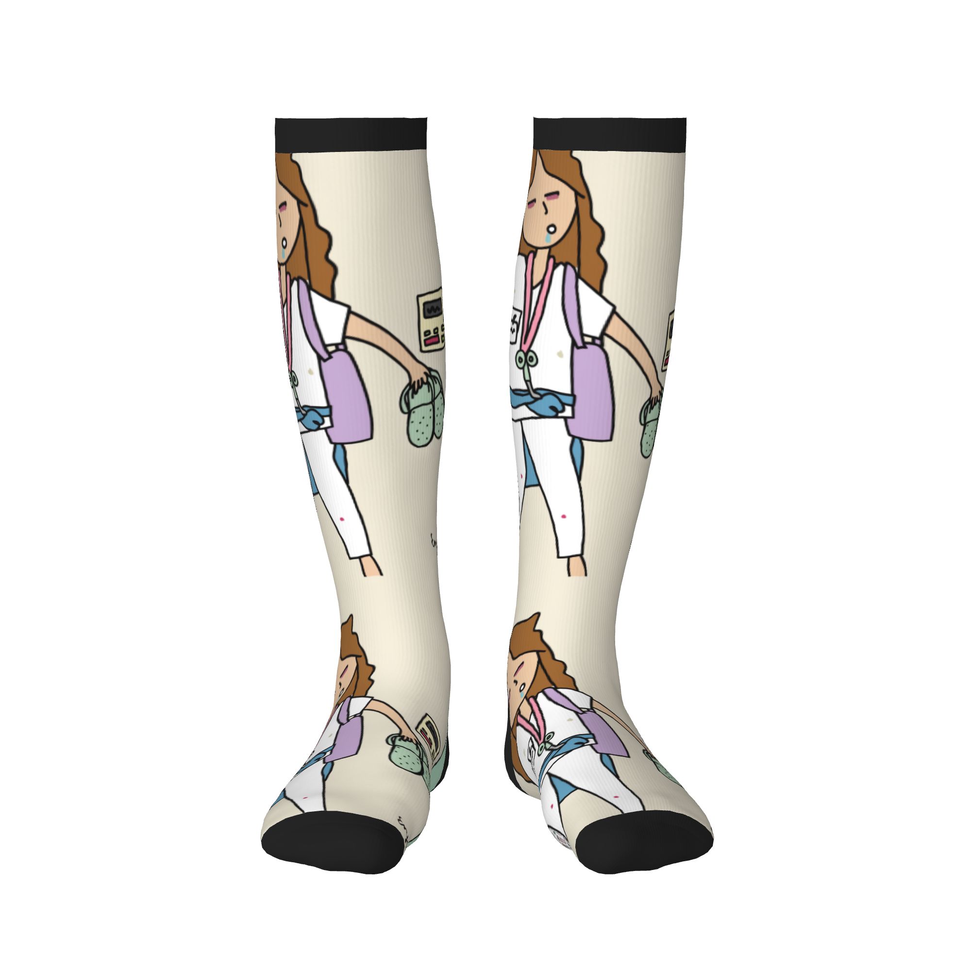 Enfermera En Apuros Doctor Nur - Compression Sock Medical avaliação e preço