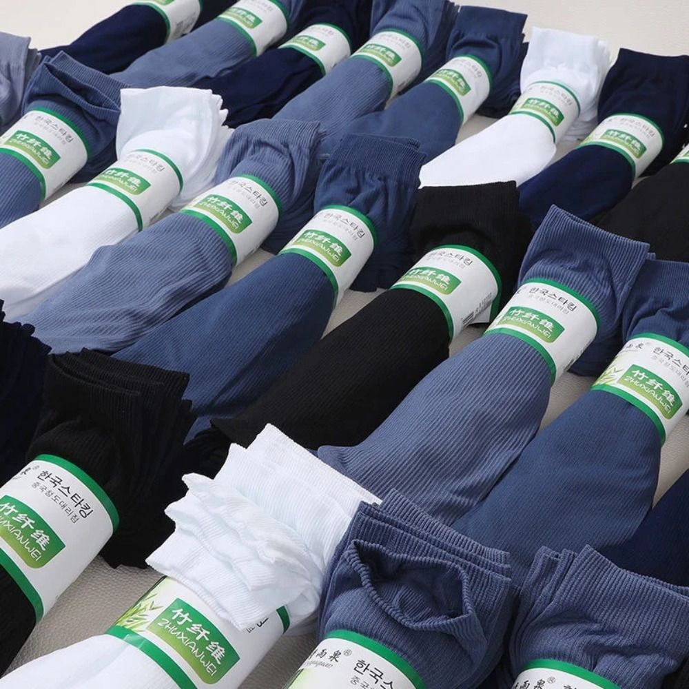 10pairs Men Ice Silk Socks Sum - Silk Sock Bamboo avaliação e preço