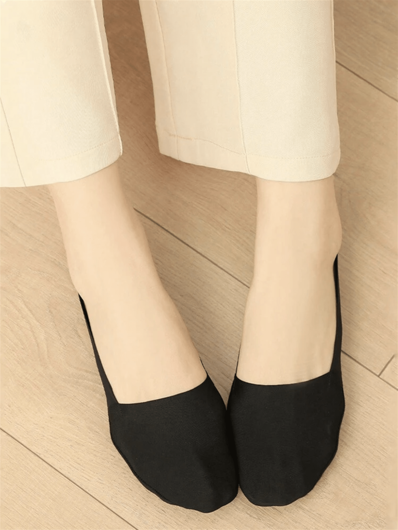 5 Pairs Women Thin Silky Invis - No Show Sock Women avaliação e preço