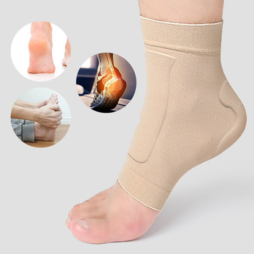 1Pair Boot Bumper Gel Pad Slee - Ankle Brace Sock avaliação e preço