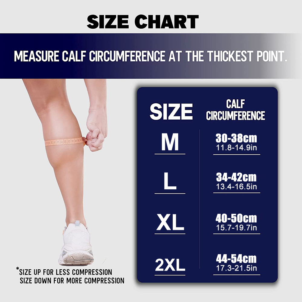 1 Pcs Calf Compression Sleeves - Compression Sleeve Calf avaliação e preço