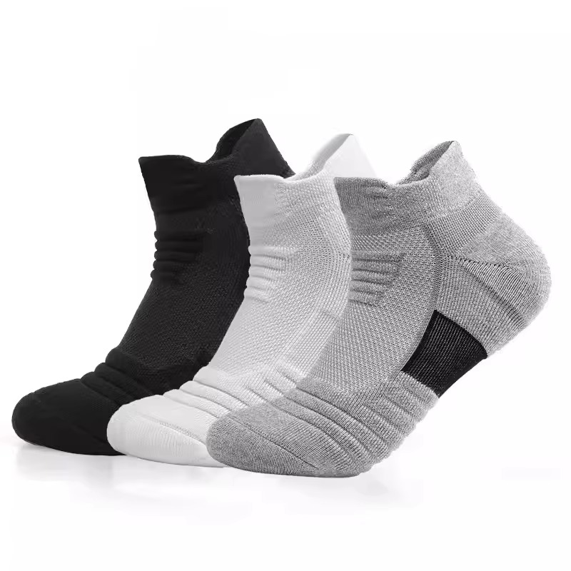 1 Pairs Breathable Mesh Athlet - Athletic Sock Cushion avaliação e preço