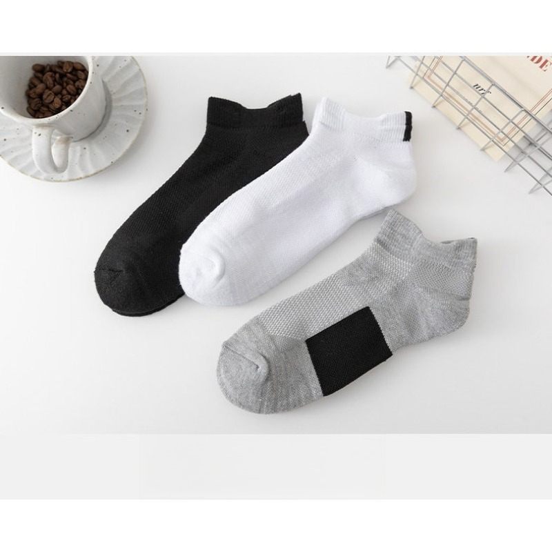 1 Pairs Breathable Mesh Athlet - Athletic Sock Cushion avaliação e preço
