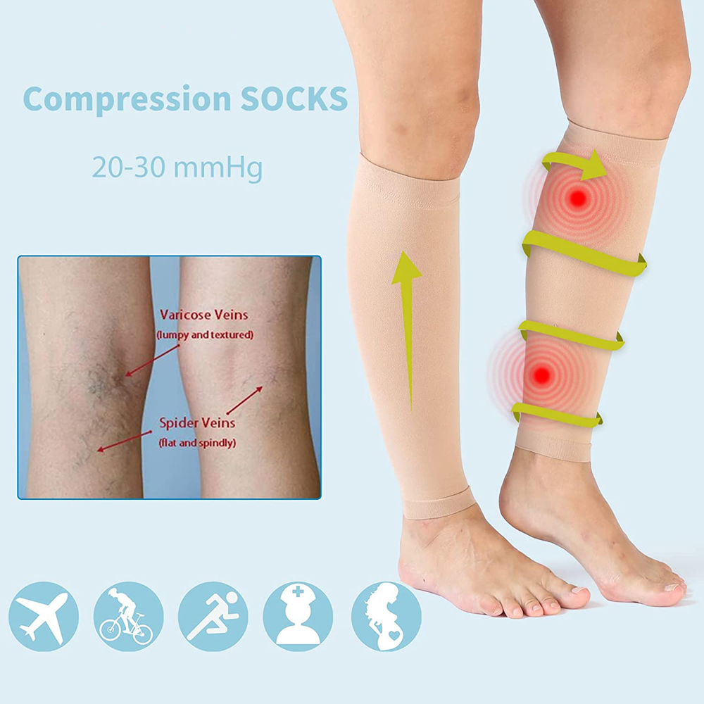 1Pair Calf Compression Sleeve  - Compression Sleeve Calf avaliação e preço