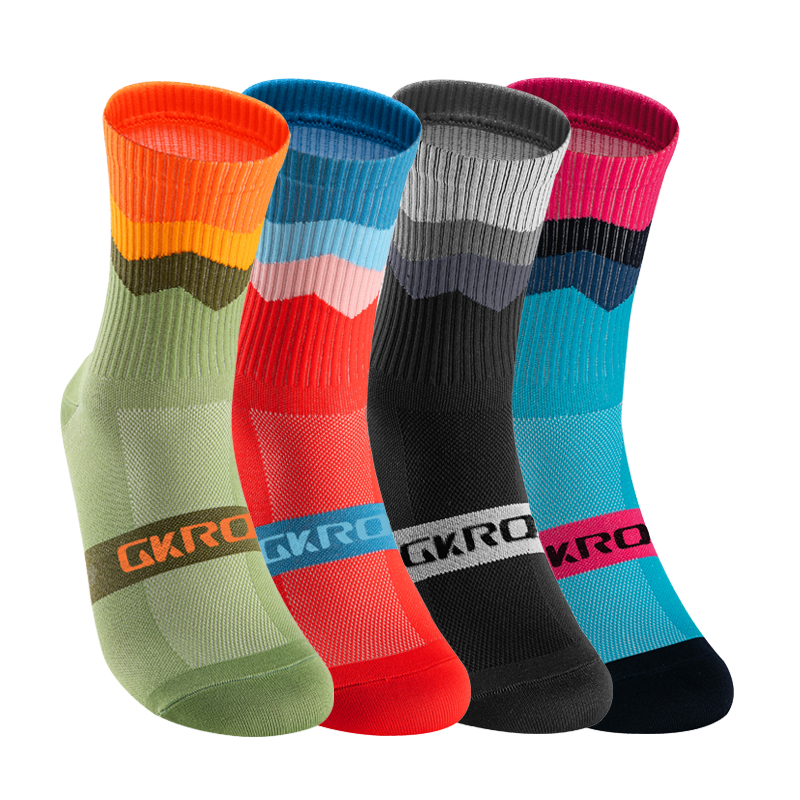 GKRQ 4 Pairs Bike Socks Men Nu - Compression Sock Medical avaliação e preço