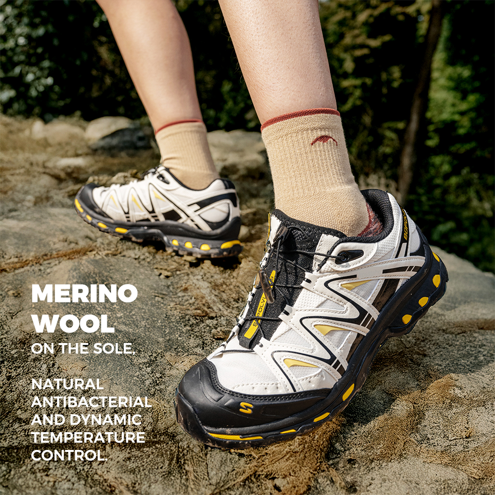Naturehike Socks Sports Hygros - Wool Hiking Sock avaliação e preço