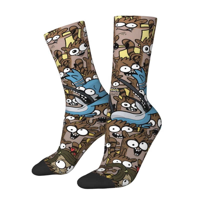 Custom R-Regular Show Dress So - Dress Sock Men avaliação e preço