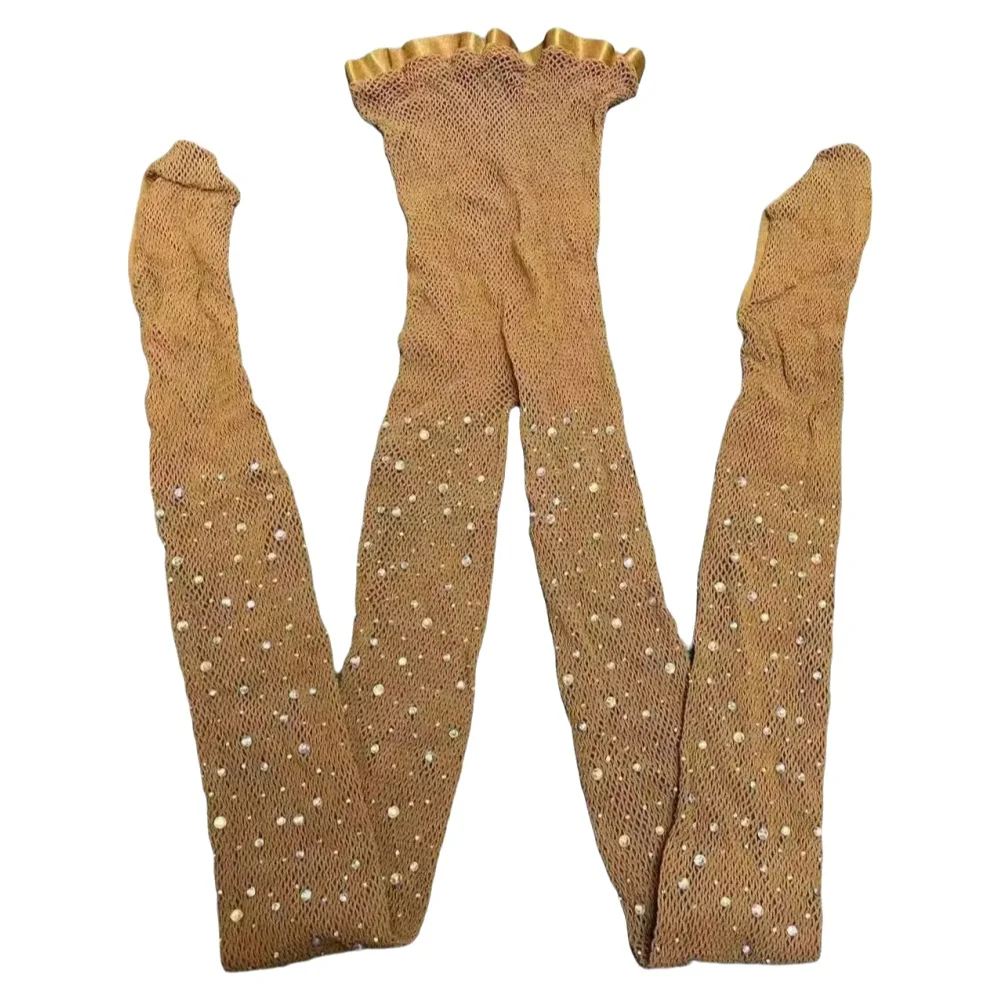 Sexy Rhinestone Women Tights P - Fishnet Stocking Women avaliação e preço
