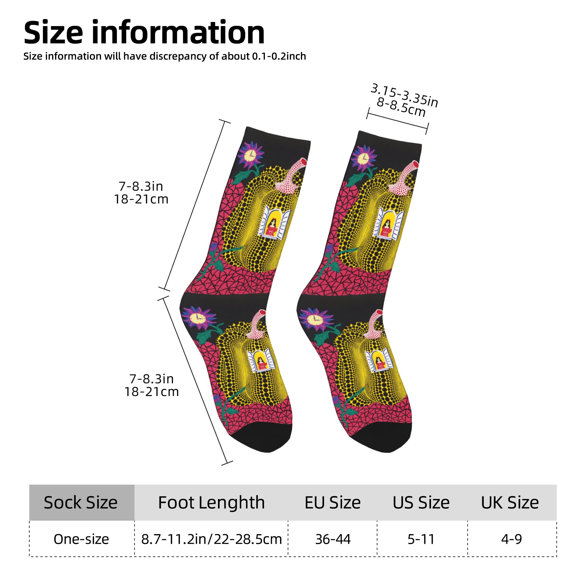 Custom Yayoi Kusama Abstract P - Dress Sock Men avaliação e preço