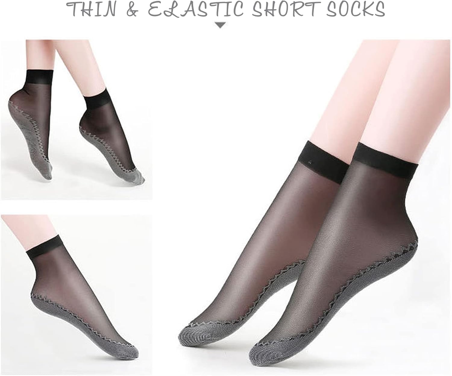 10/20 Pairs Silky Nylon soft & - Silk Sock Bamboo avaliação e preço